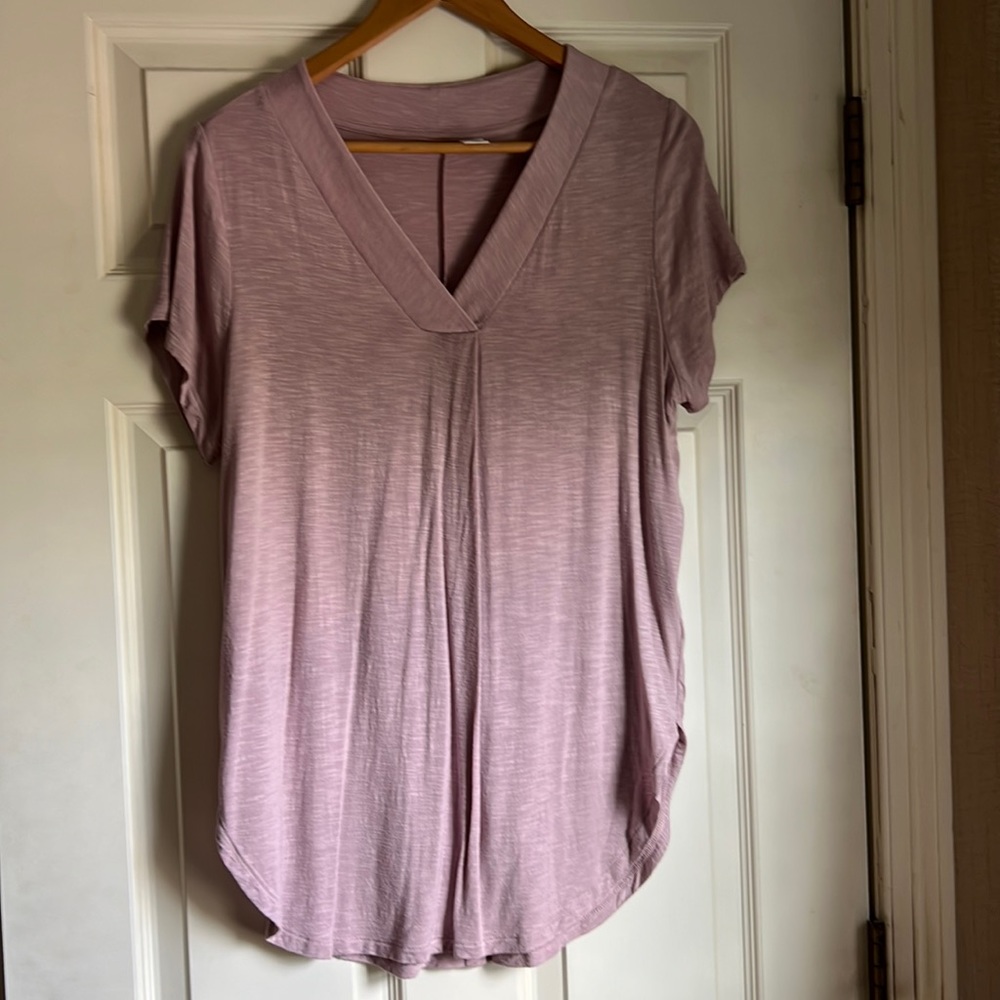 Old Navy Mauve Luxe V Neck Tunic